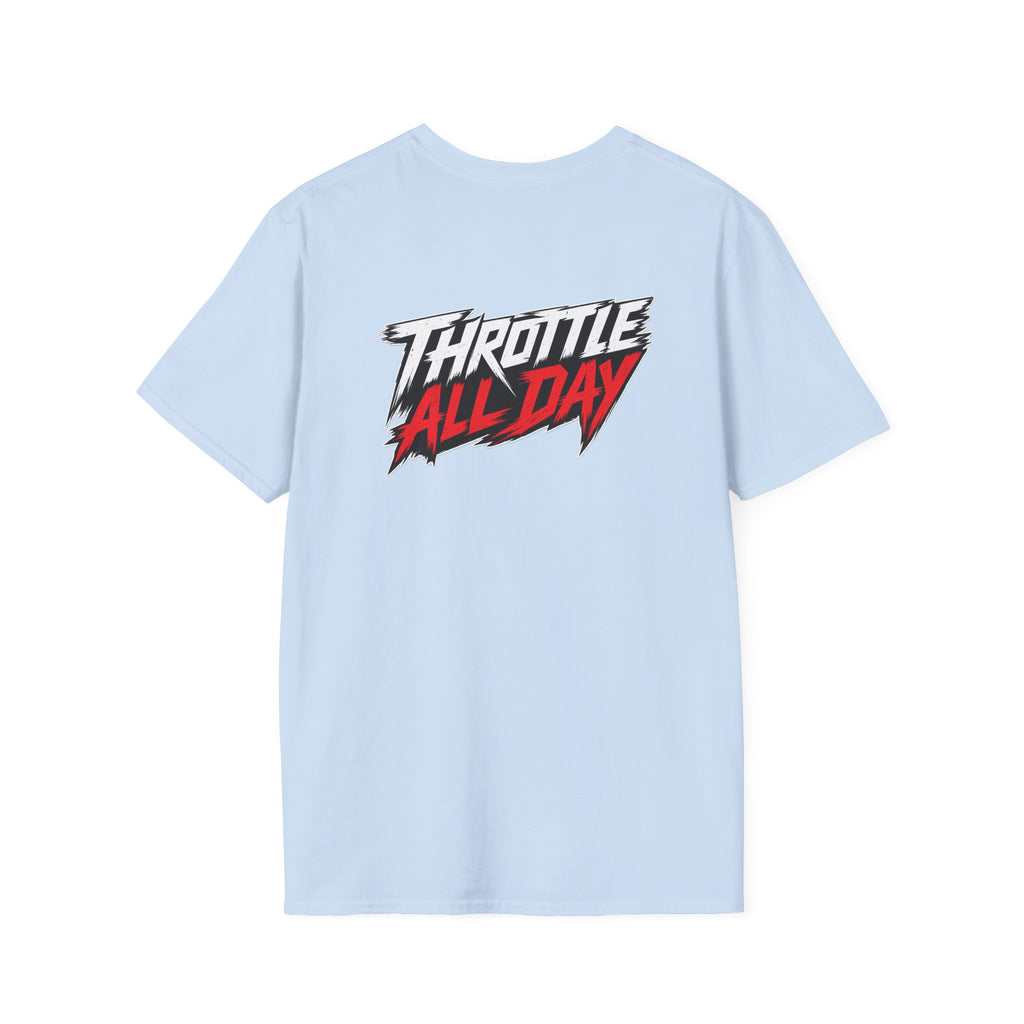 Rippin' 365 - New School "Throttle All Day" Logo T-Shirt