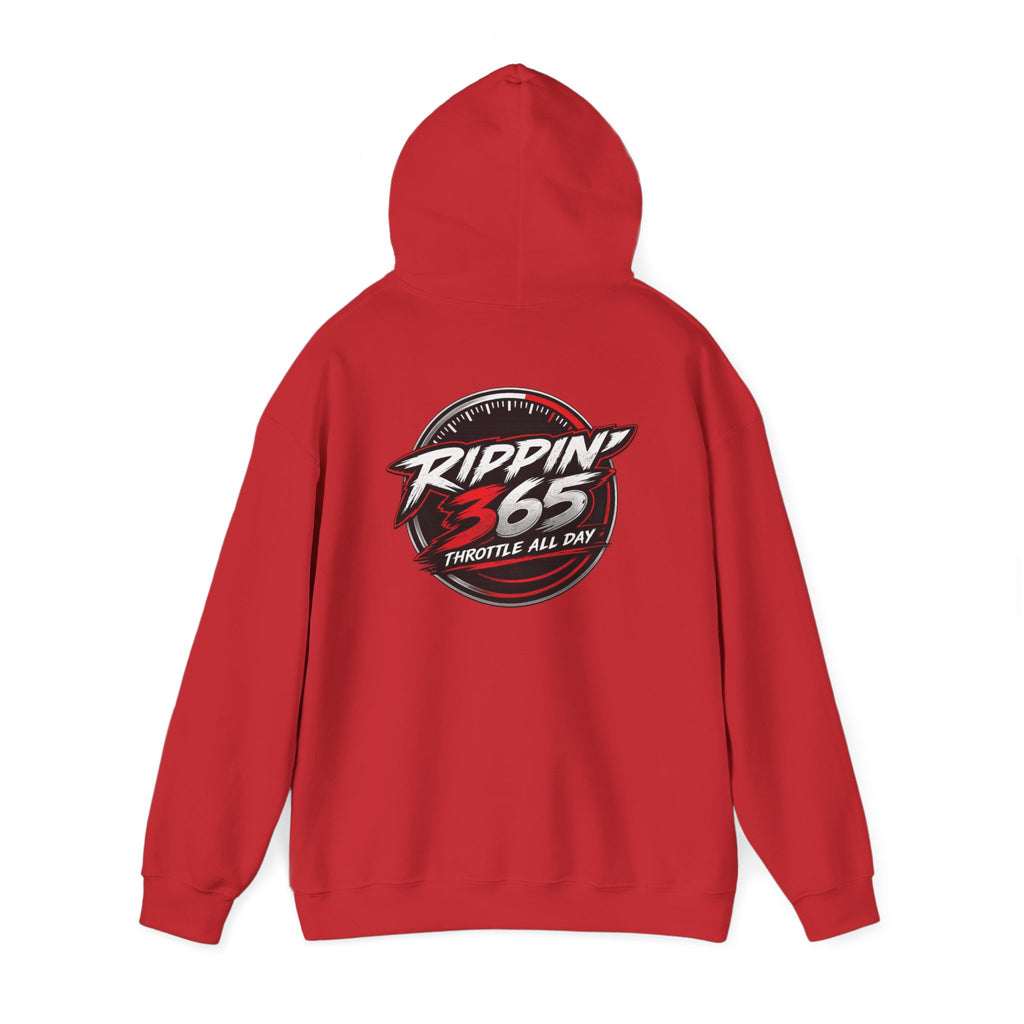Rippin' 365 - New School "365" Logo Hoodie - Front/Back