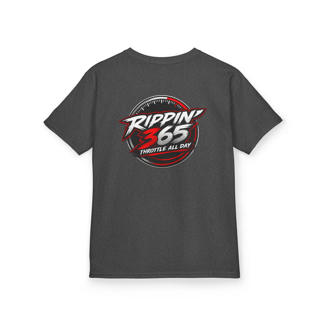 Rippin' 365 - New School Logo T‑Shirt for Kids