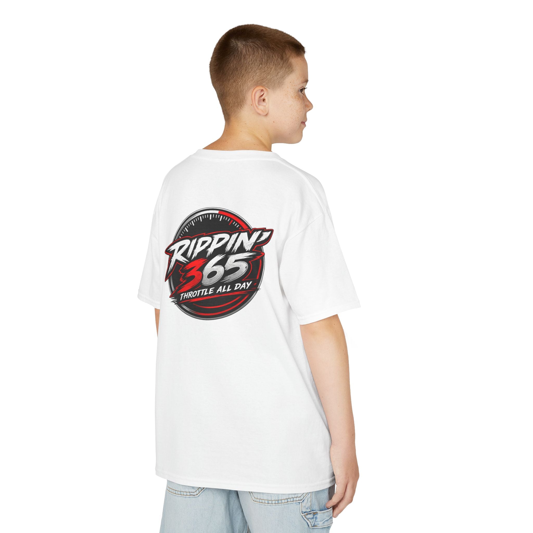 Rippin' 365 - New School Logo T‑Shirt for Kids