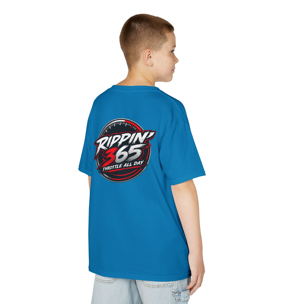 Rippin' 365 - New School Logo T‑Shirt for Kids