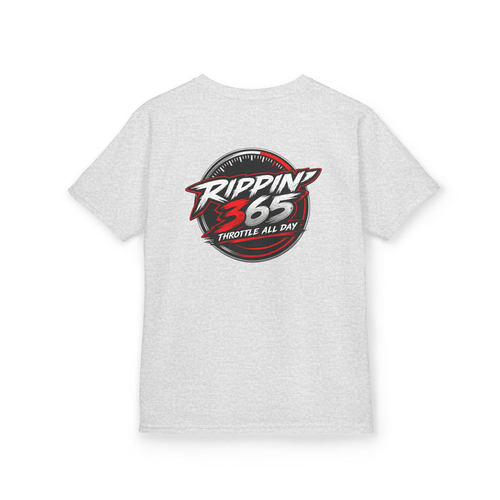 Rippin' 365 - New School Logo T‑Shirt for Kids