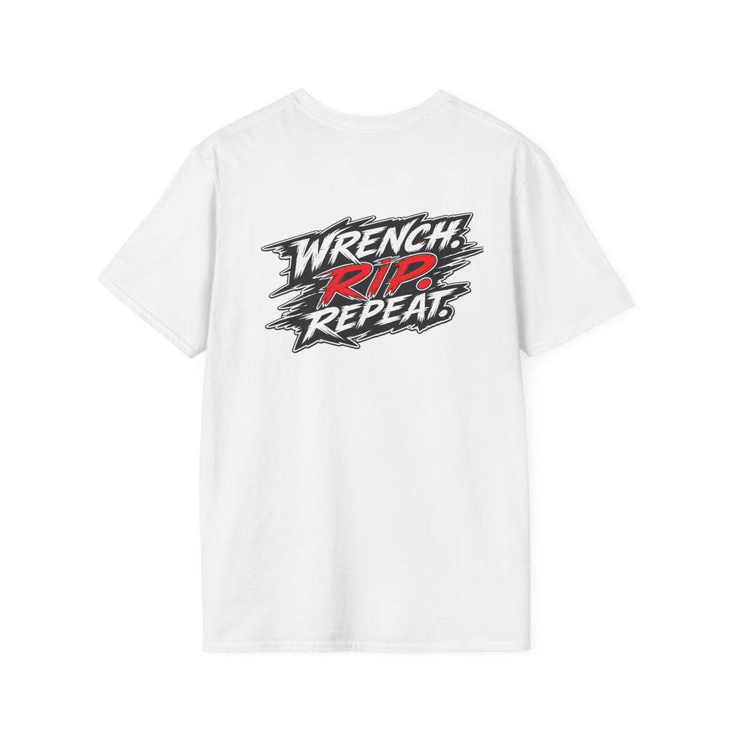 Rippin' 365 - "Wrench. RIP. Repeat" Logo T-Shirt