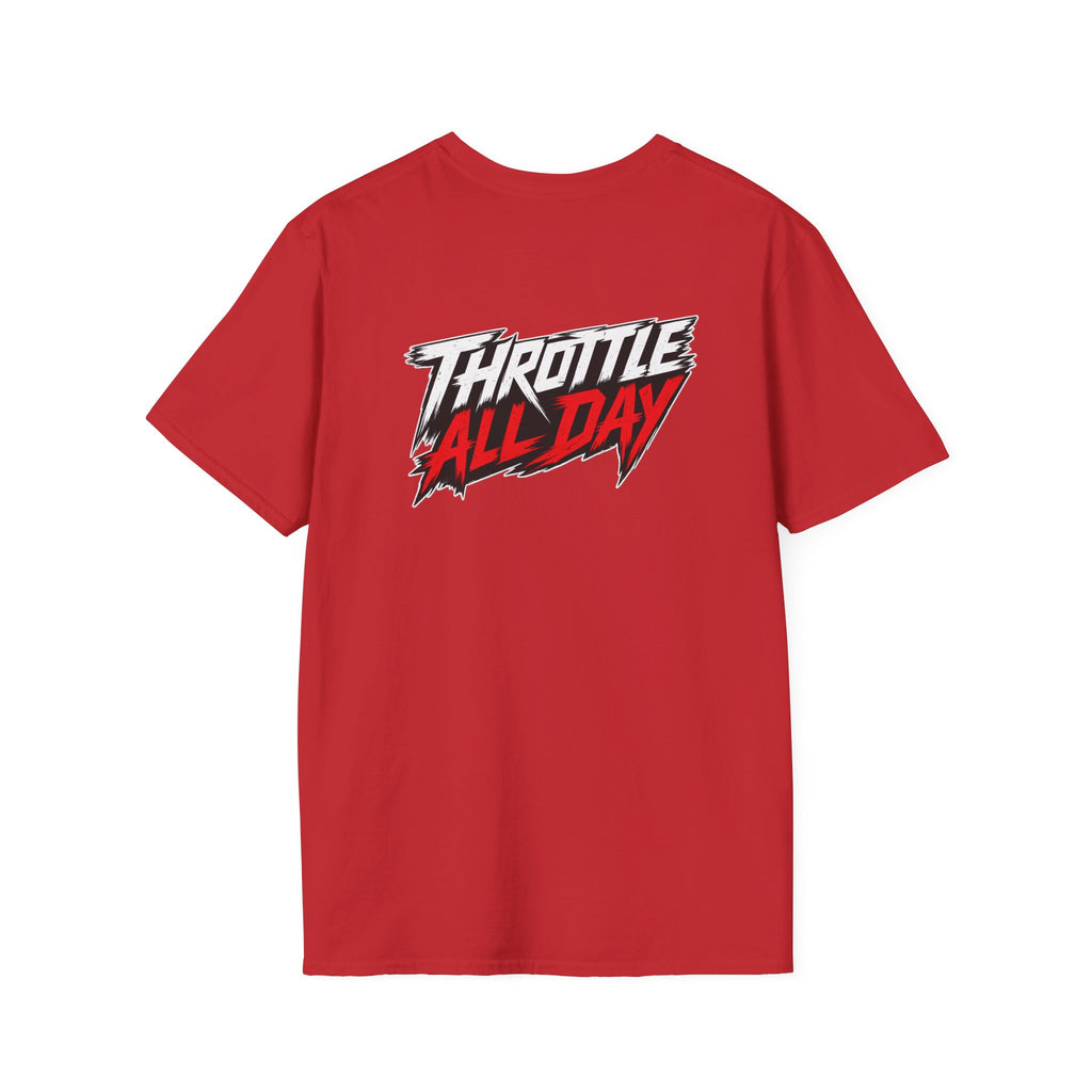 Rippin' 365 - New School "Throttle All Day" Logo T-Shirt