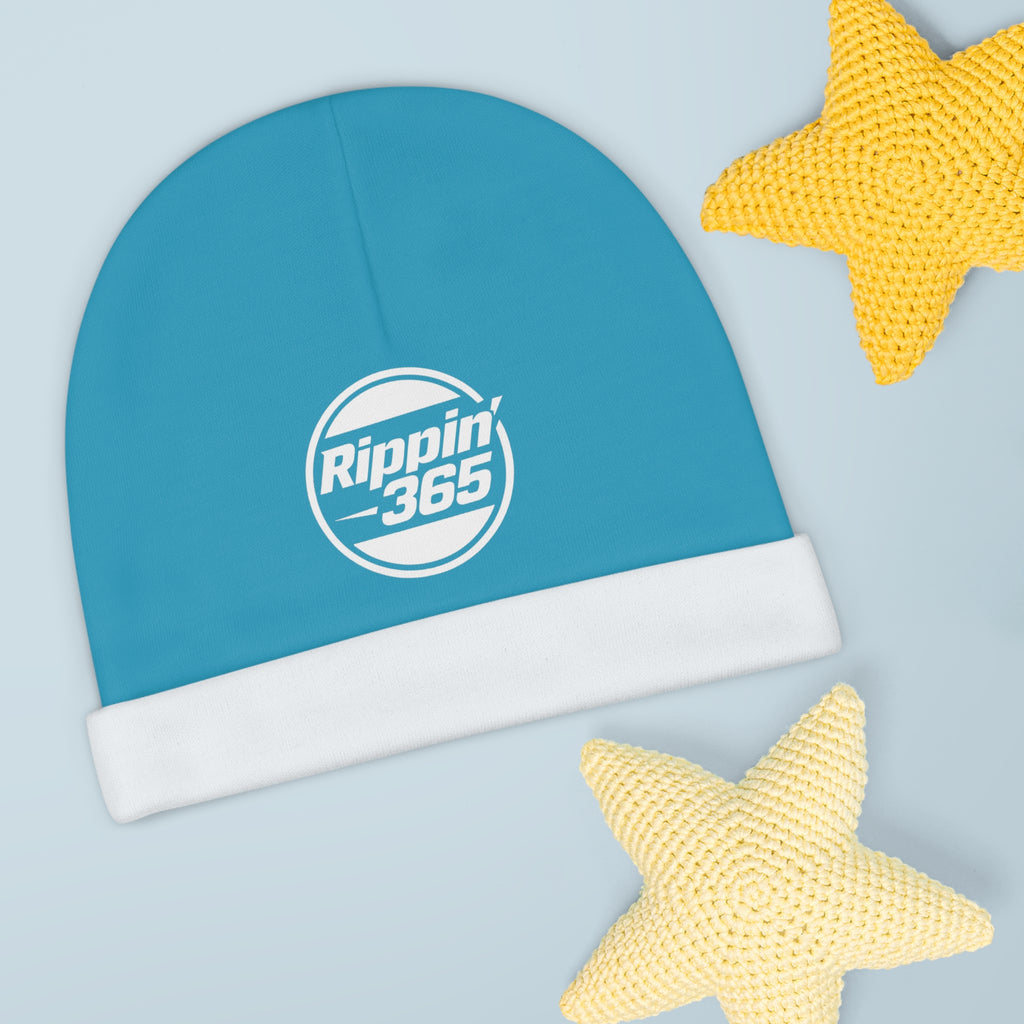 Rippin' 365 -Basic Logo Knit Hat for Infants - Turquoise