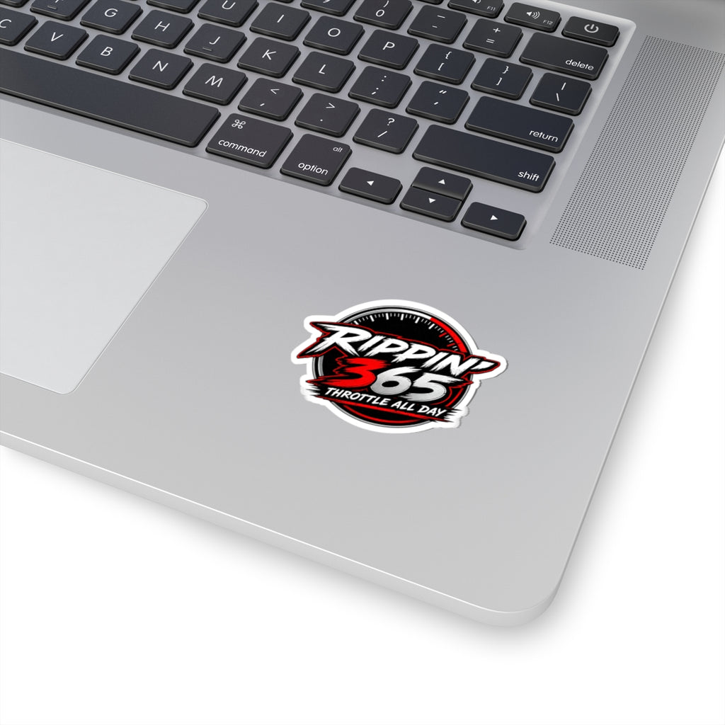 Rippin' 365 - Round Kiss-Cut Sticker - New School Logo