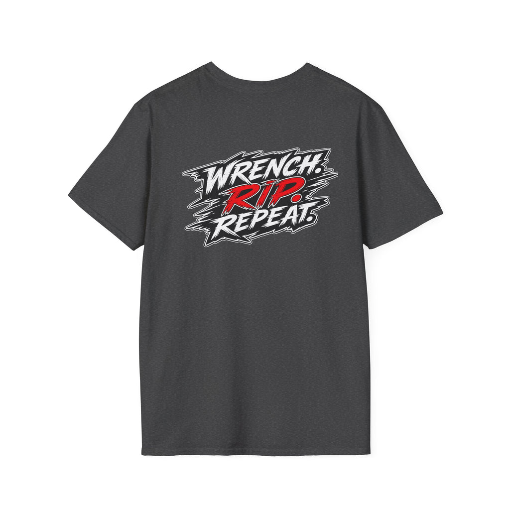 Rippin' 365 - "Wrench. RIP. Repeat" Logo T-Shirt