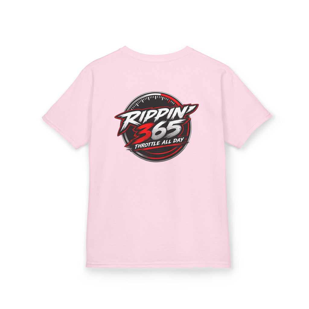 Rippin' 365 - New School Logo T‑Shirt for Kids