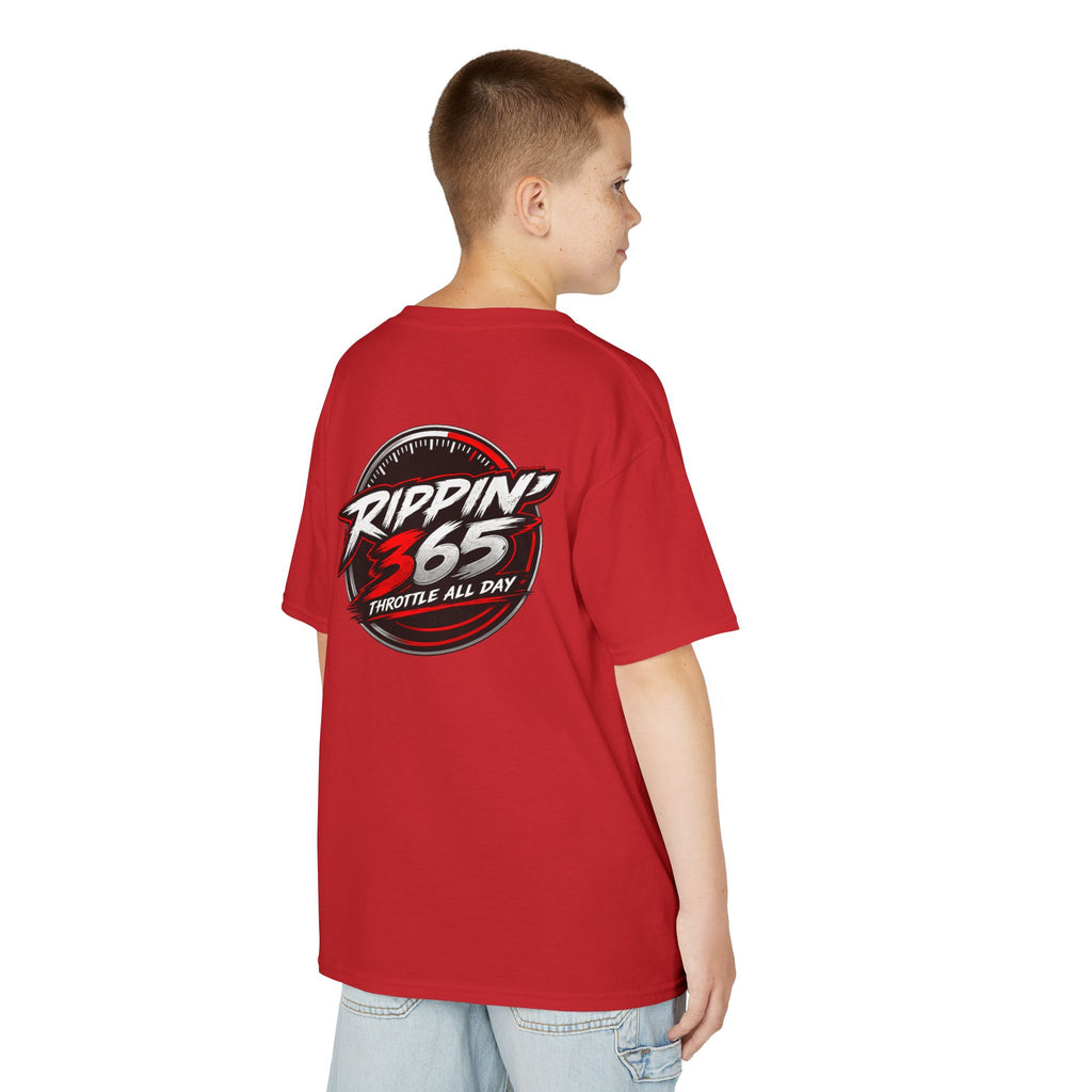 Rippin' 365 - New School Logo T‑Shirt for Kids