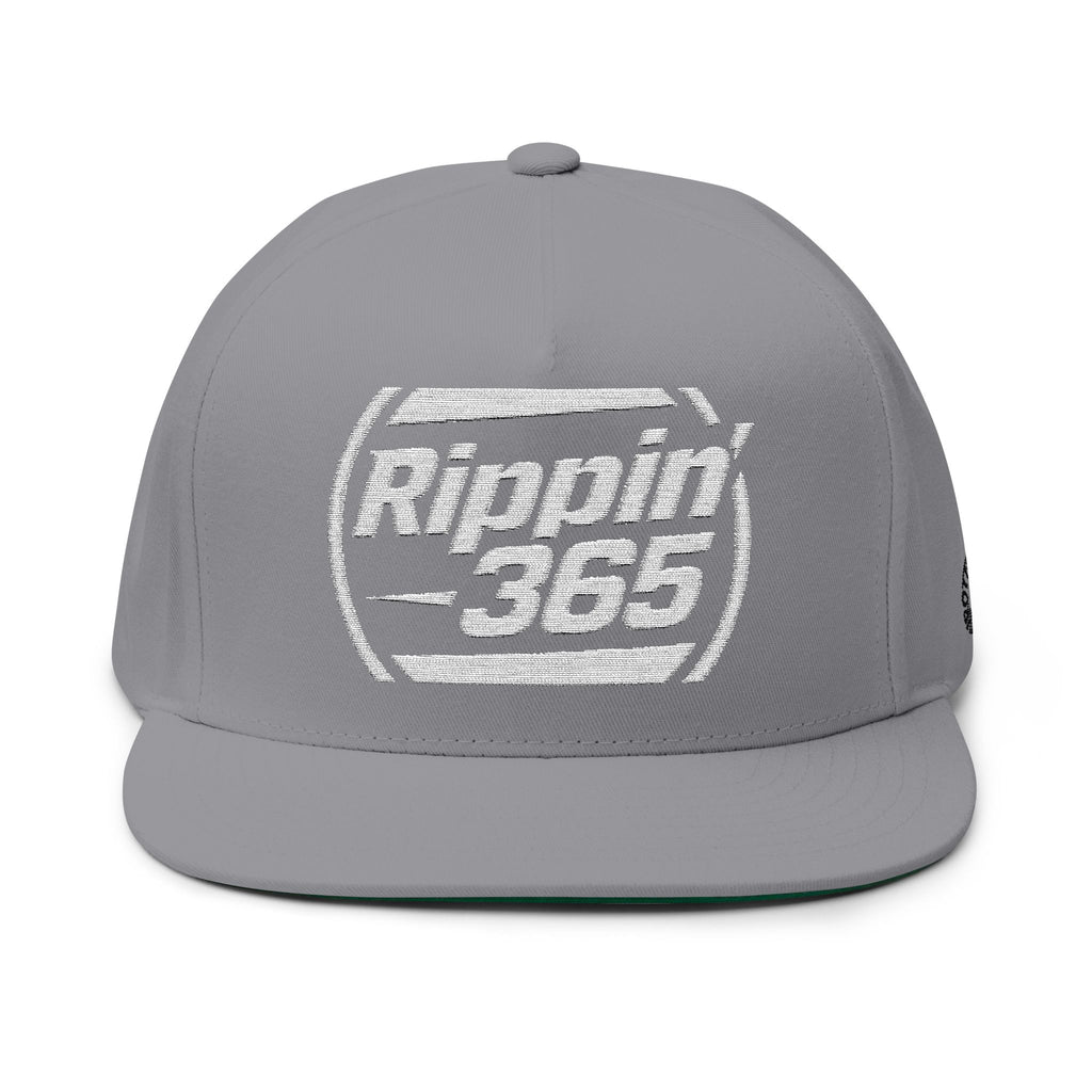Rippin 365' - Embroidered Flat Bill Cap