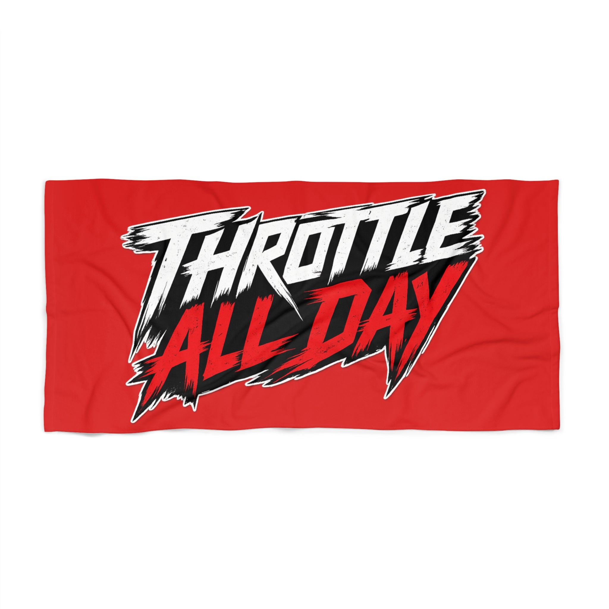 Rippin' 365 - "Throttle All Day" Beach Towel