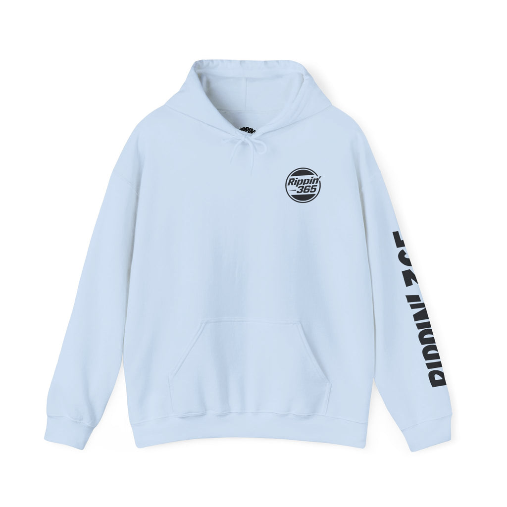 Rippin' 365 - Basic Logo Hoodie with Sleeve Text