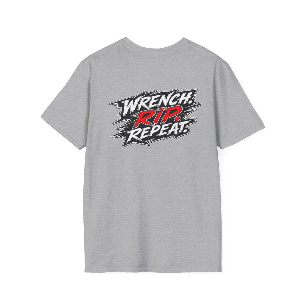 Rippin' 365 - "Wrench. RIP. Repeat" Logo T-Shirt
