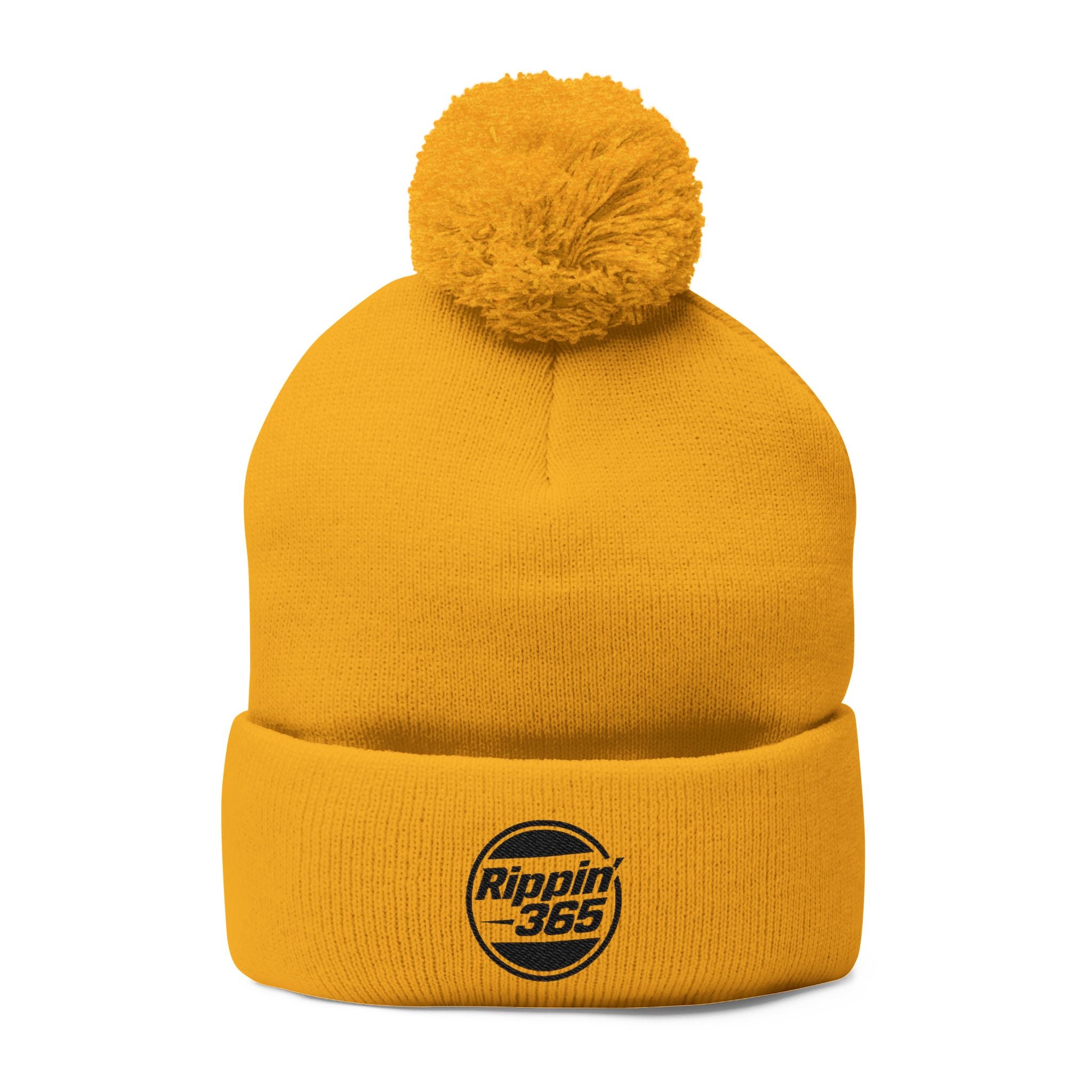 Rippin' 365 - OG Basic Logo Pom Winter Beanie