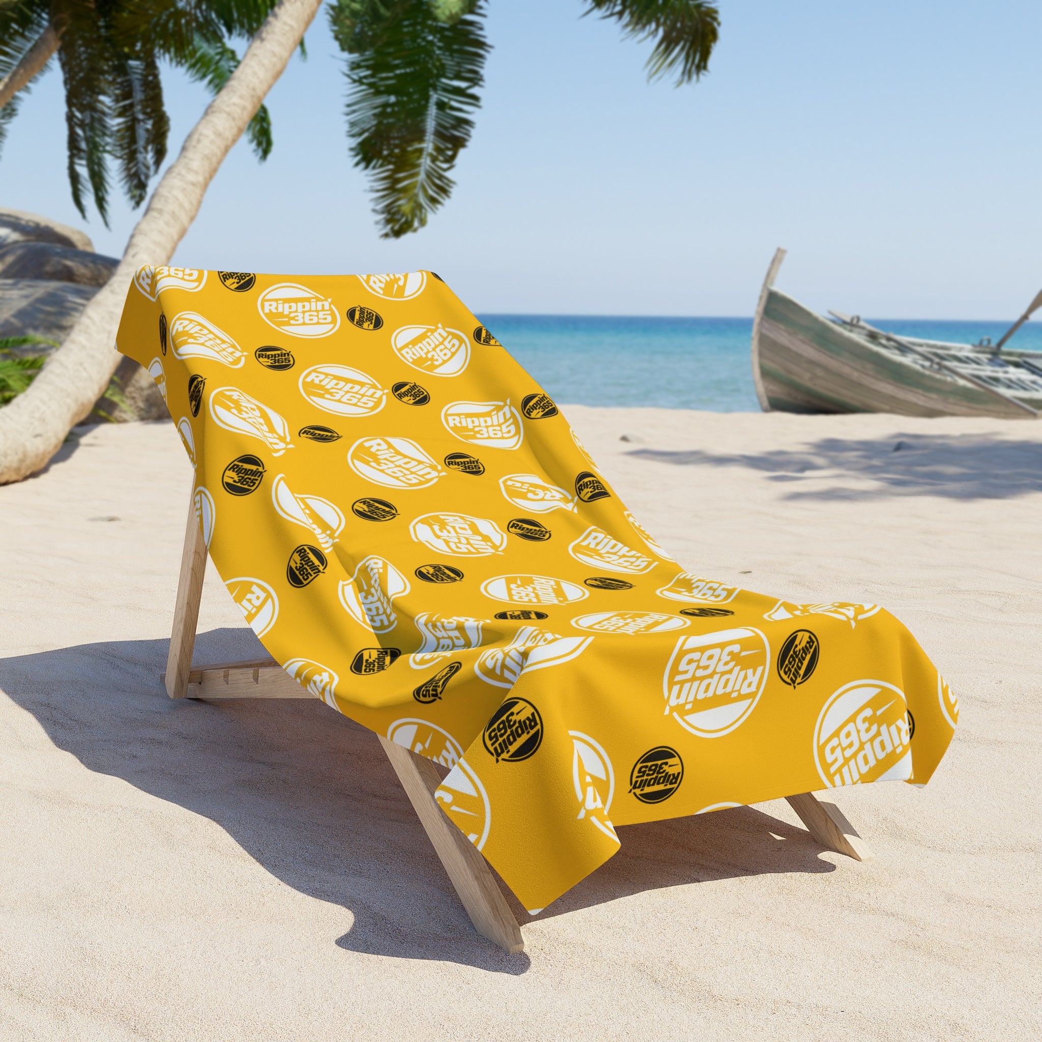 Rippin' 365 - OG Basic Logo Beach Towel