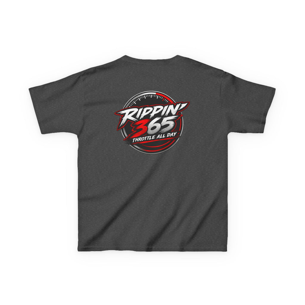 Rippin' 365 - New School Logo T‑Shirt for Kids