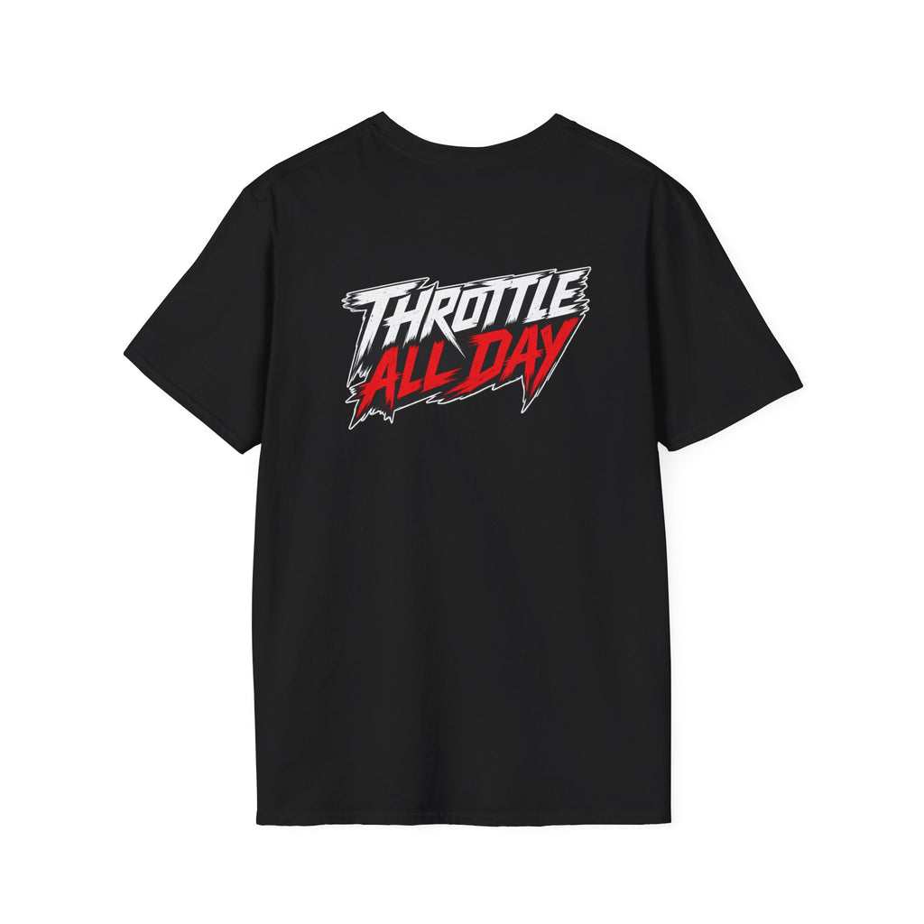 Rippin' 365 - New School "Throttle All Day" Logo T-Shirt