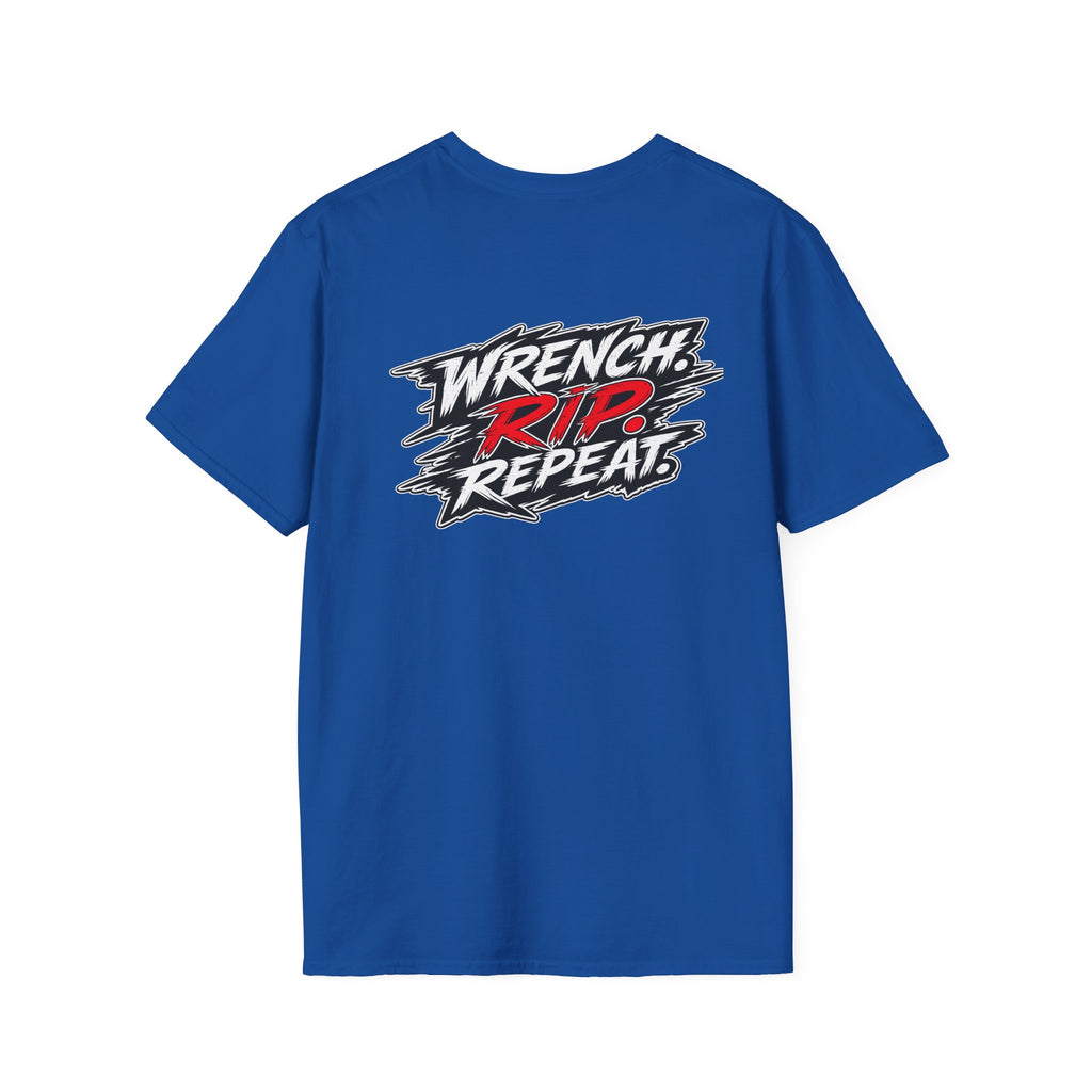 Rippin' 365 - "Wrench. RIP. Repeat" Logo T-Shirt