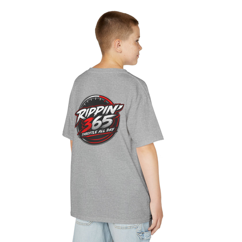 Rippin' 365 - New School Logo T‑Shirt for Kids