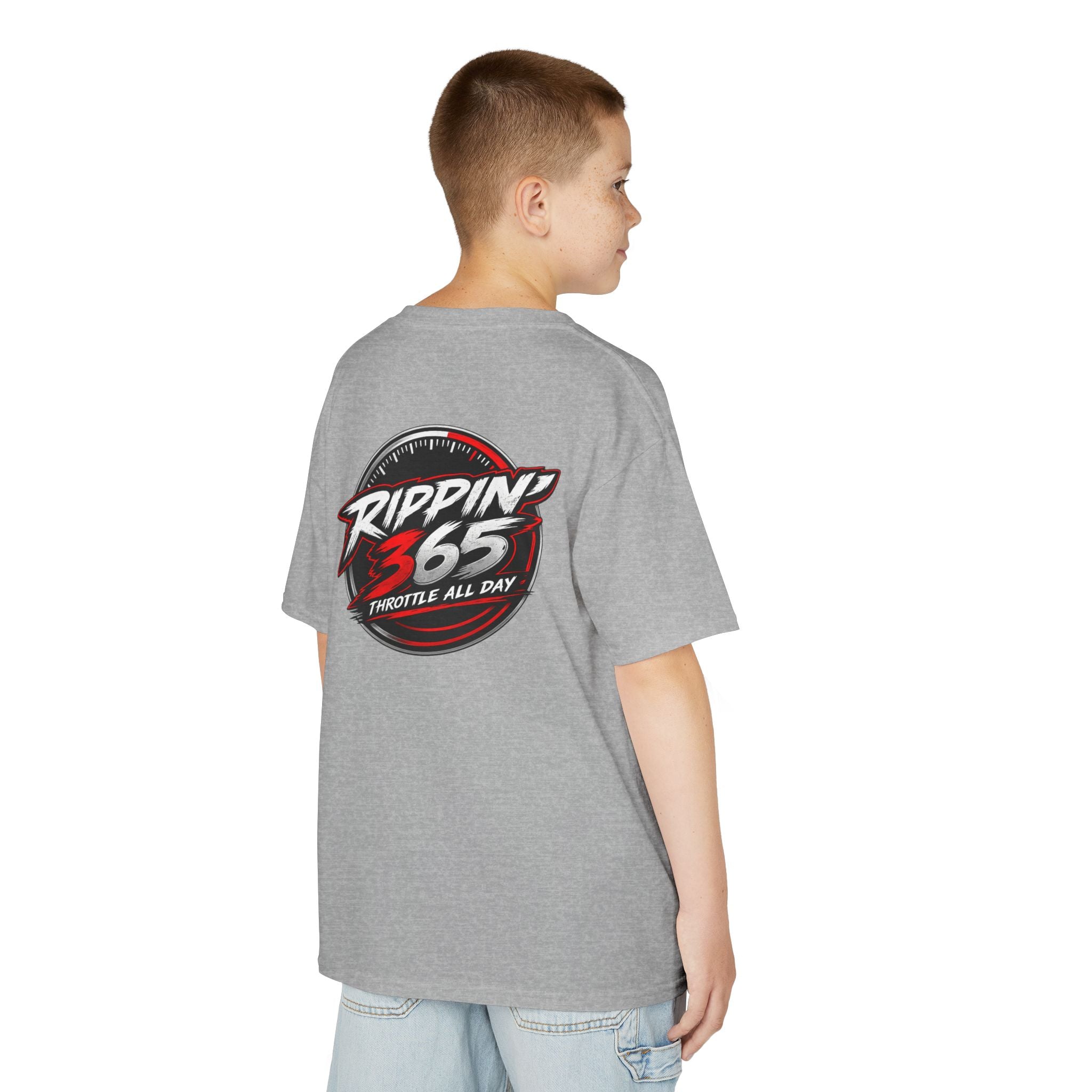 Rippin' 365 - New School Logo T‑Shirt for Kids