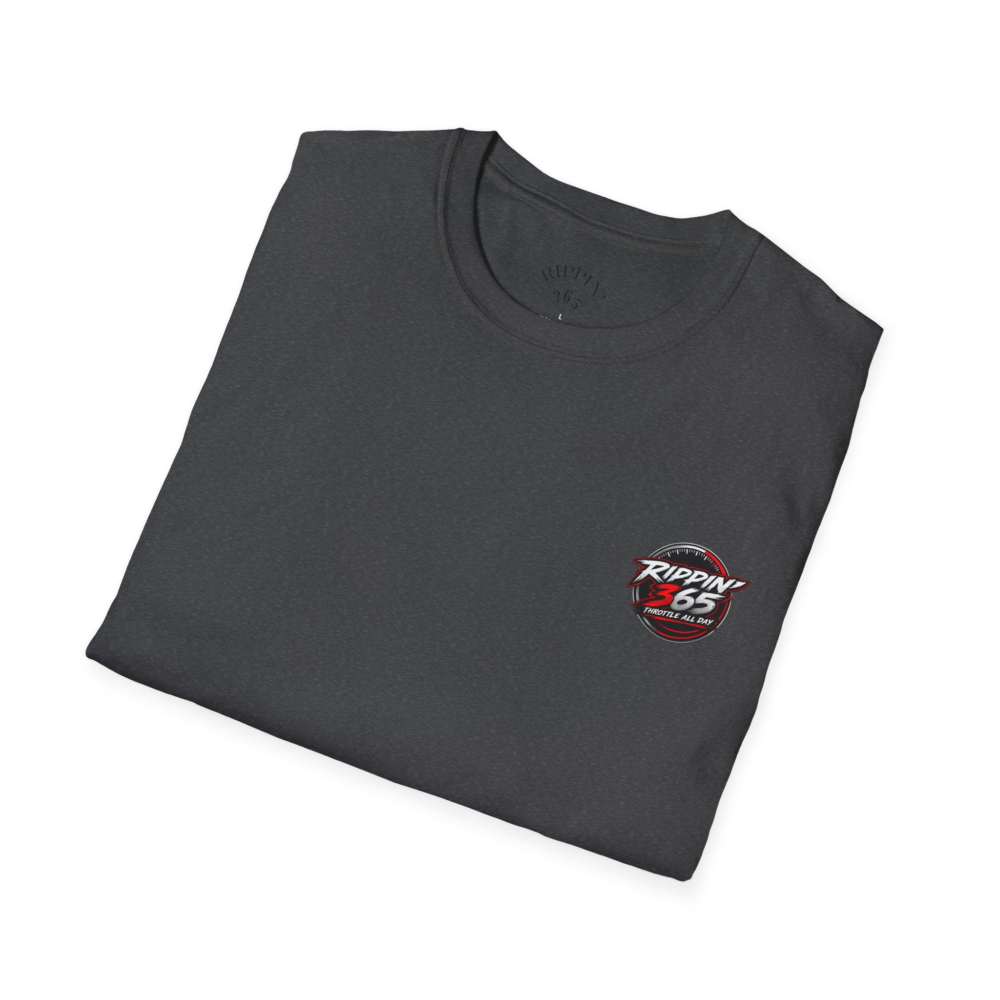 Rippin' 365 - New School "Throttle All Day" Logo T-Shirt