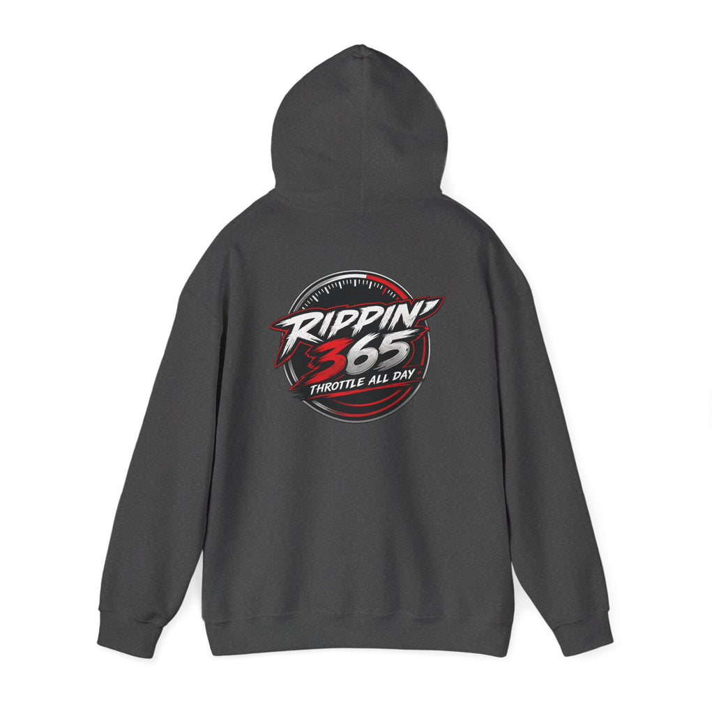 Rippin' 365 - New School "365" Logo Hoodie - Front/Back