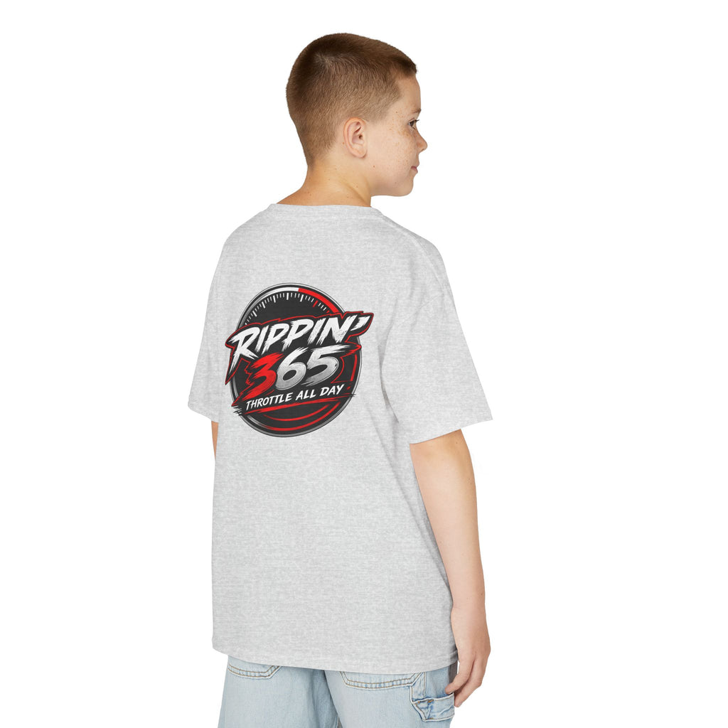 Rippin' 365 - New School Logo T‑Shirt for Kids