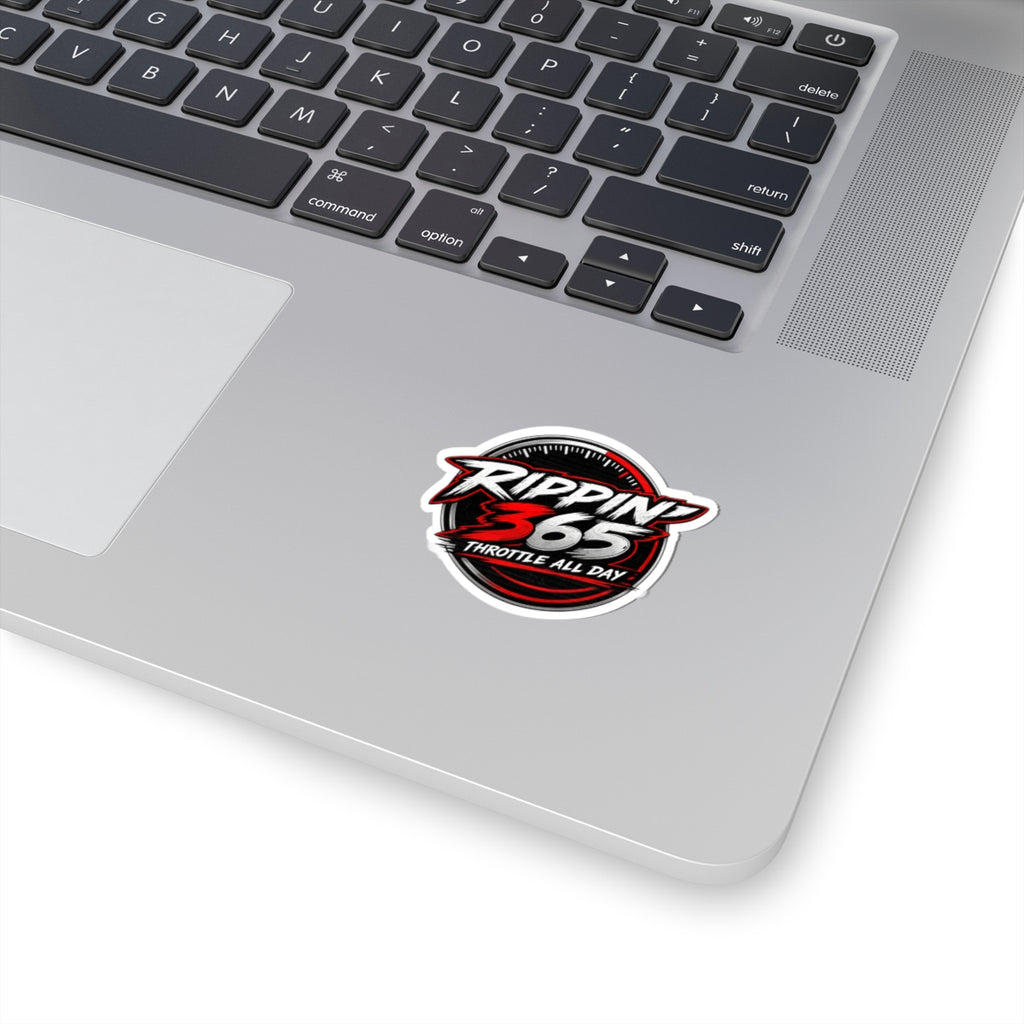 Rippin' 365 - Round Kiss-Cut Sticker - New School Logo
