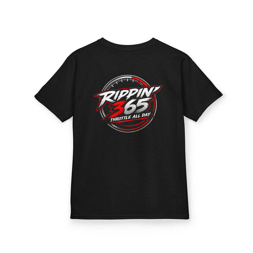 Rippin' 365 - New School Logo T‑Shirt for Kids