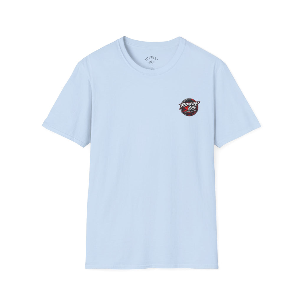 Rippin' 365 - New School "Throttle All Day" Logo T-Shirt