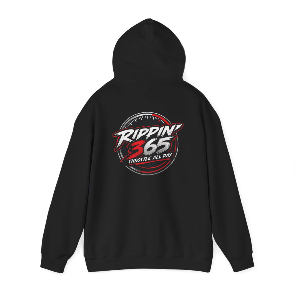 Rippin' 365 - New School "365" Logo Hoodie - Front/Back
