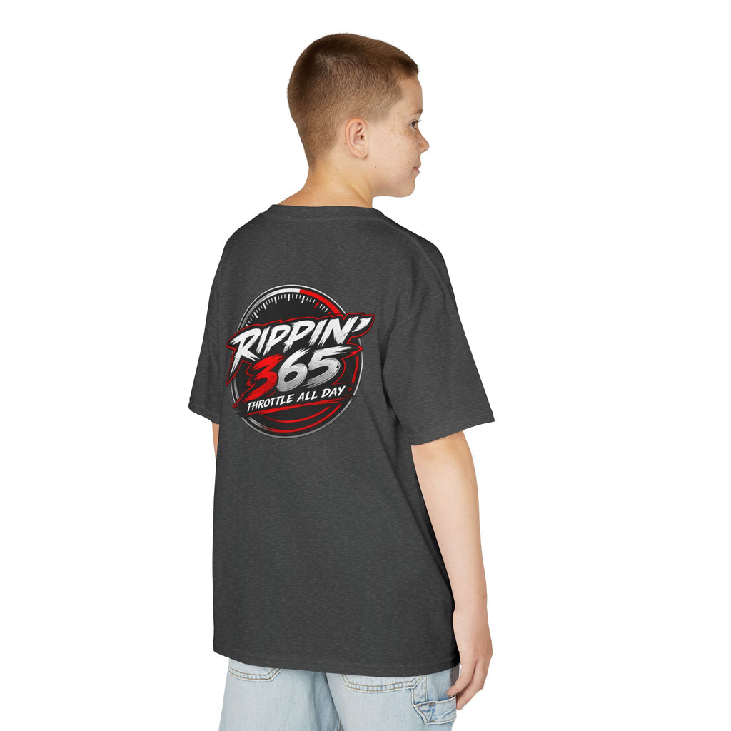 Rippin' 365 - New School Logo T‑Shirt for Kids