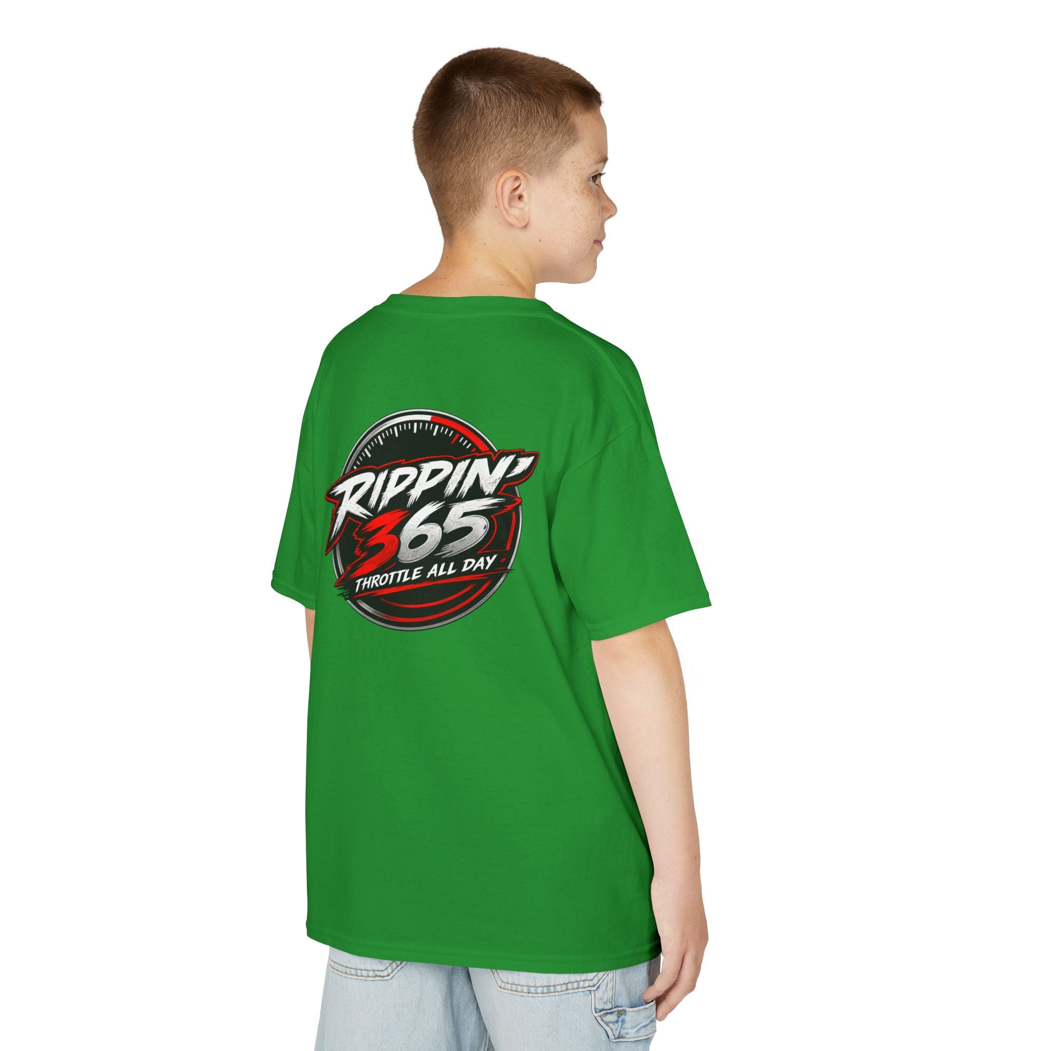 Rippin' 365 - New School Logo T‑Shirt for Kids