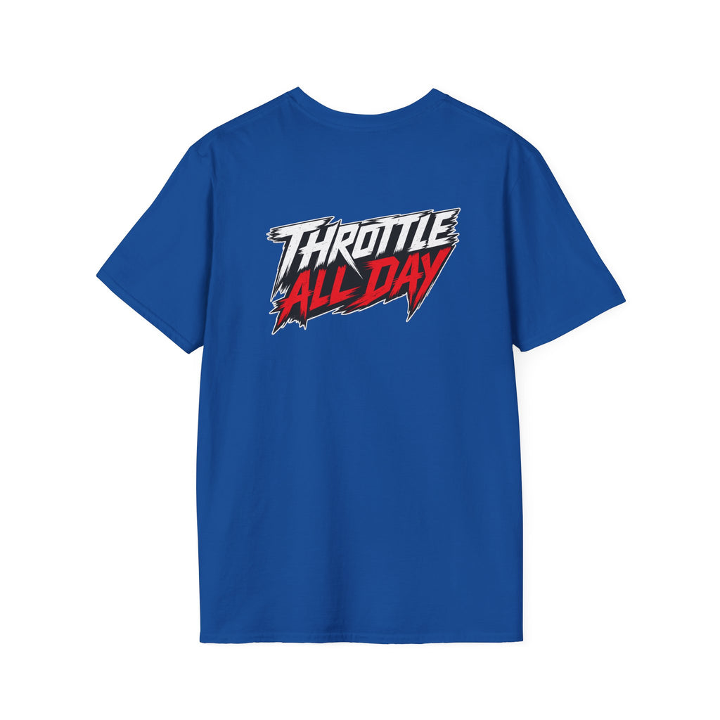 Rippin' 365 - New School "Throttle All Day" Logo T-Shirt