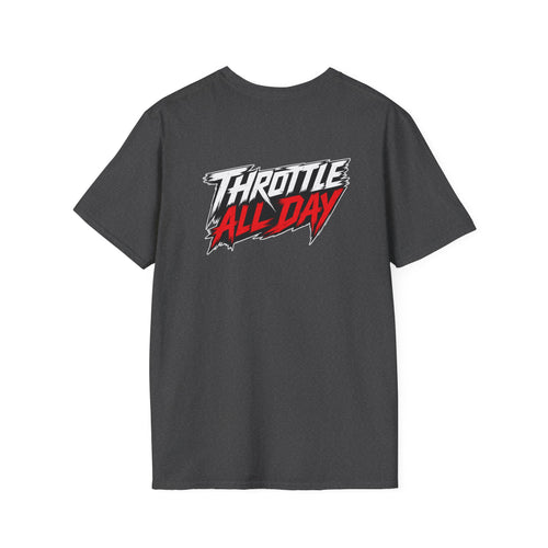 Rippin' 365 - New School "Throttle All Day" Logo T-Shirt