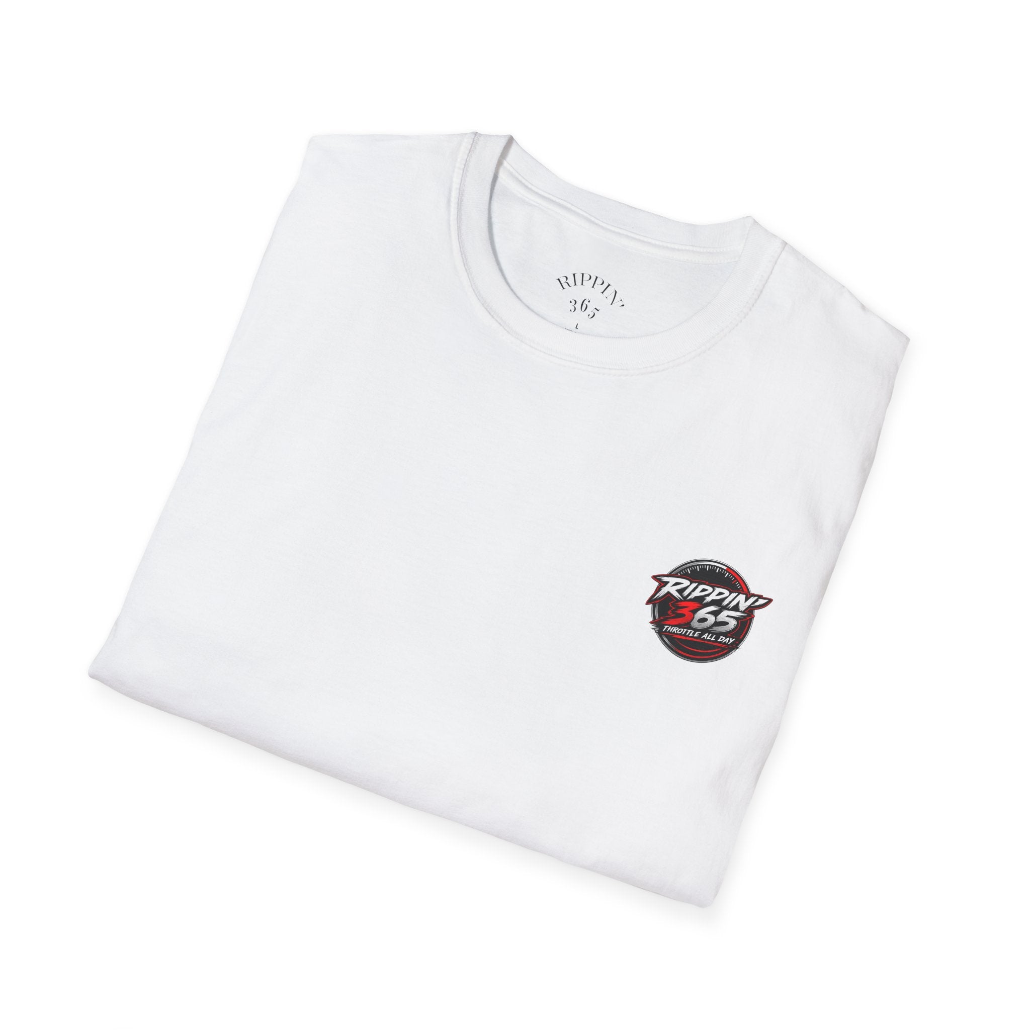 Rippin' 365 - New School "Throttle All Day" Logo T-Shirt