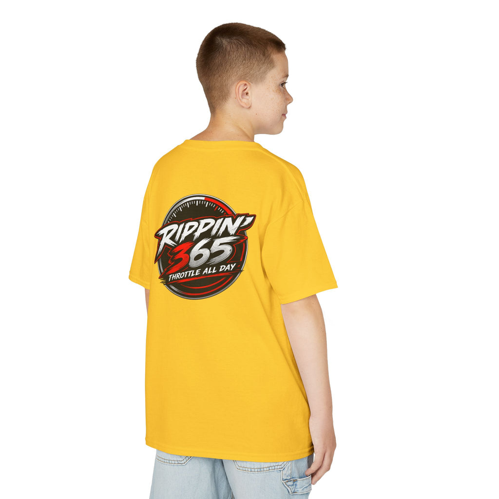 Rippin' 365 - New School Logo T‑Shirt for Kids