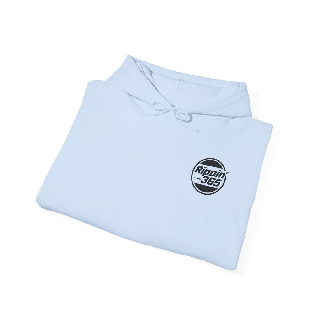 Rippin' 365 - Basic Logo Hoodie with Sleeve Text