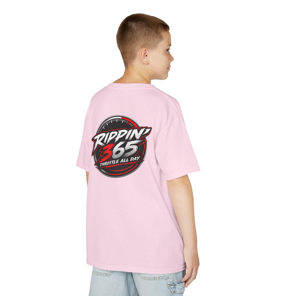 Rippin' 365 - New School Logo T‑Shirt for Kids