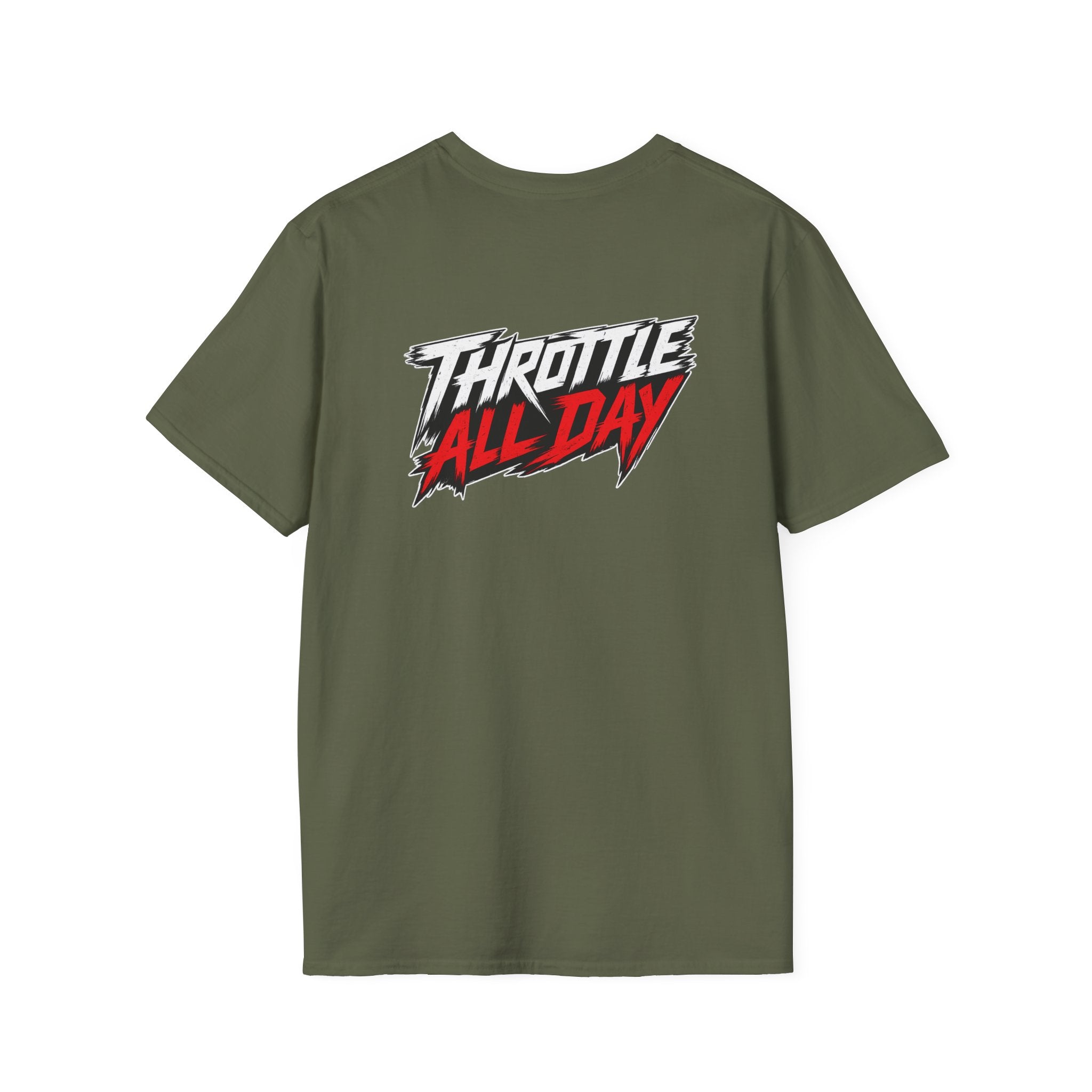 Rippin' 365 - New School "Throttle All Day" Logo T-Shirt