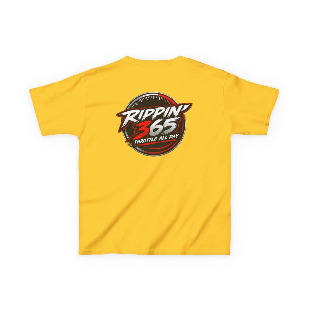 Rippin' 365 - New School Logo T‑Shirt for Kids
