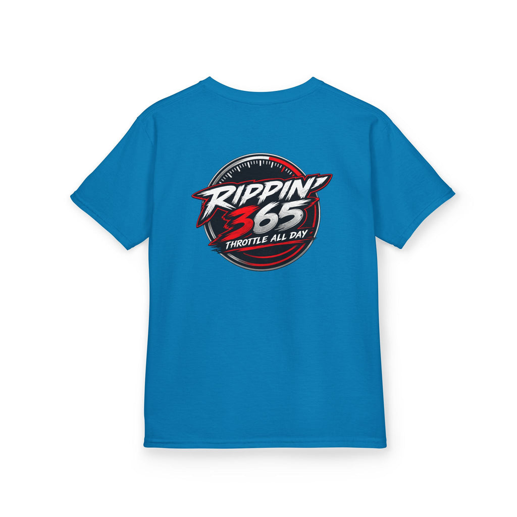 Rippin' 365 - New School Logo T‑Shirt for Kids