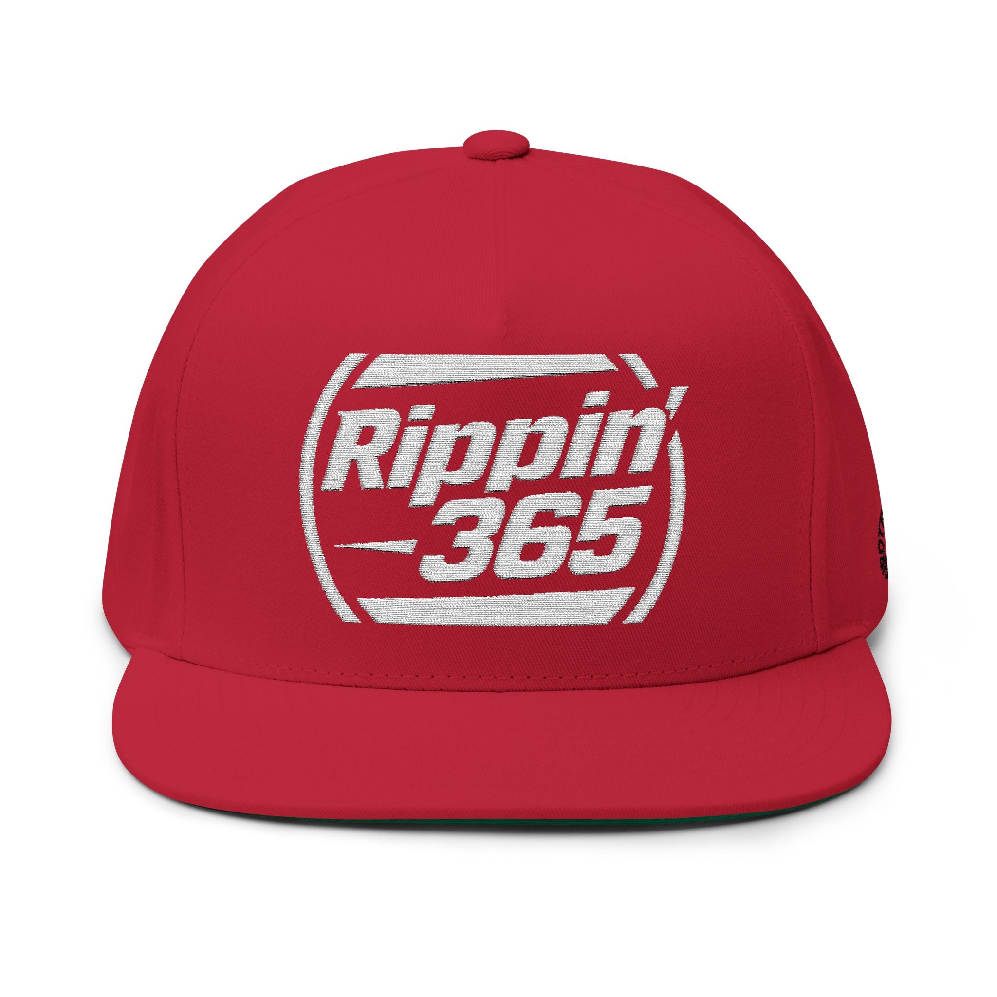 Rippin 365' - Embroidered Flat Bill Cap