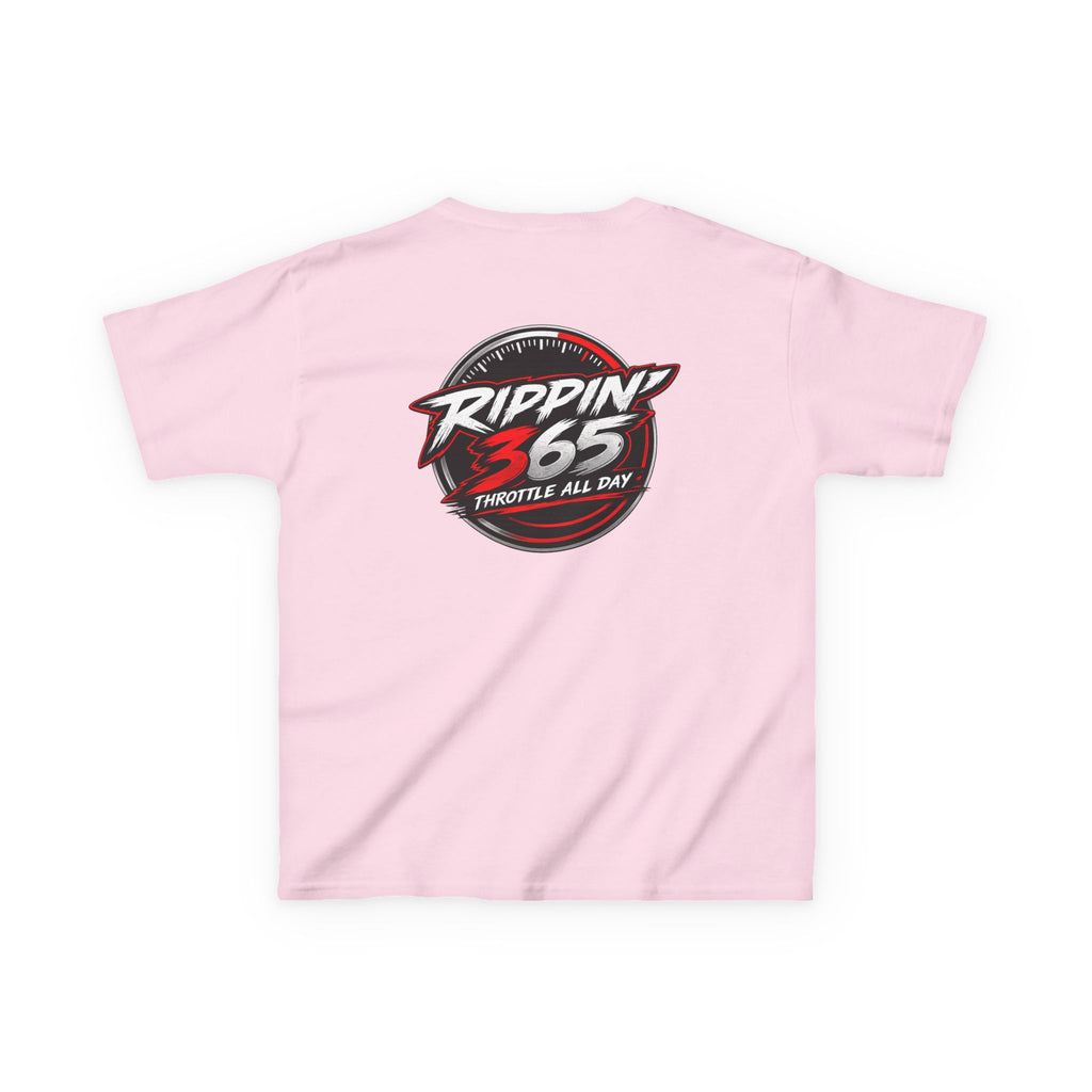 Rippin' 365 - New School Logo T‑Shirt for Kids