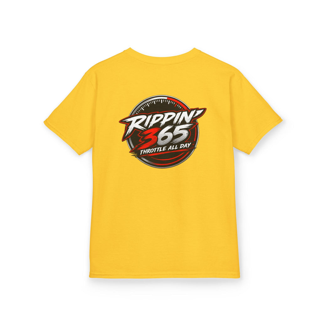 Rippin' 365 - New School Logo T‑Shirt for Kids