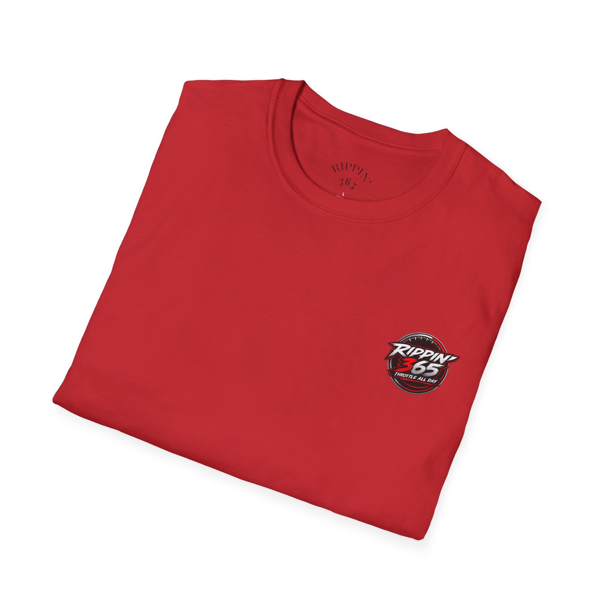 Rippin' 365 - New School "Throttle All Day" Logo T-Shirt
