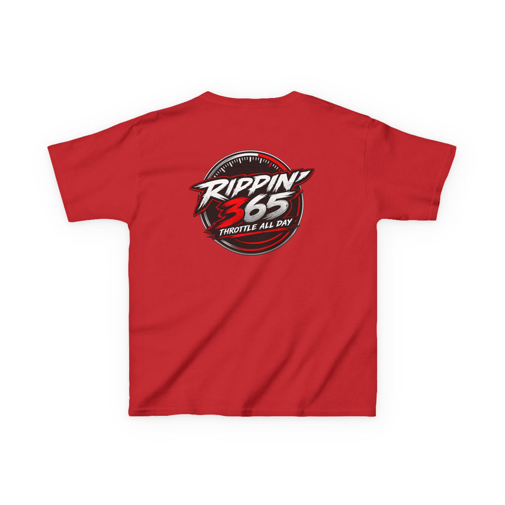 Rippin' 365 - New School Logo T‑Shirt for Kids