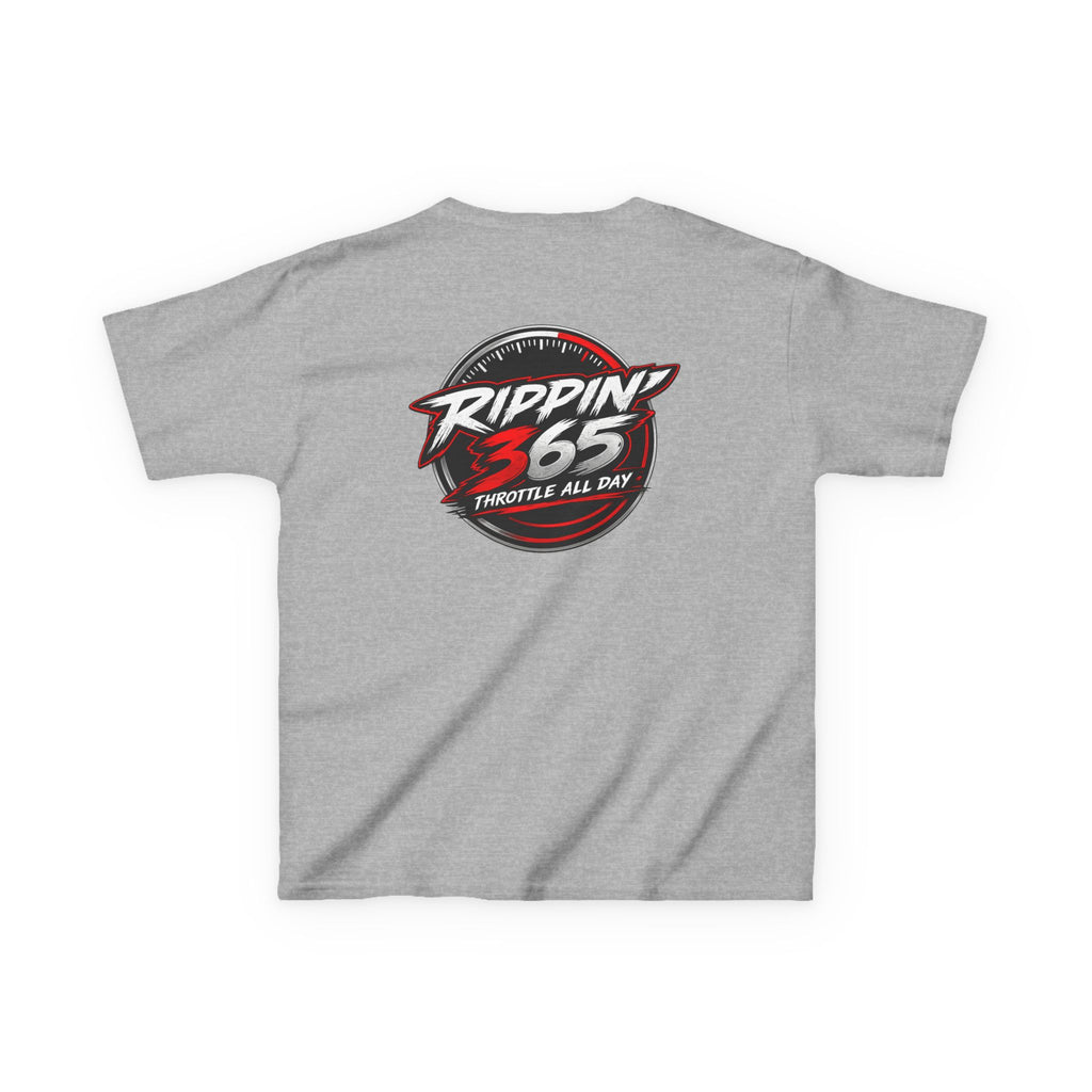 Rippin' 365 - New School Logo T‑Shirt for Kids