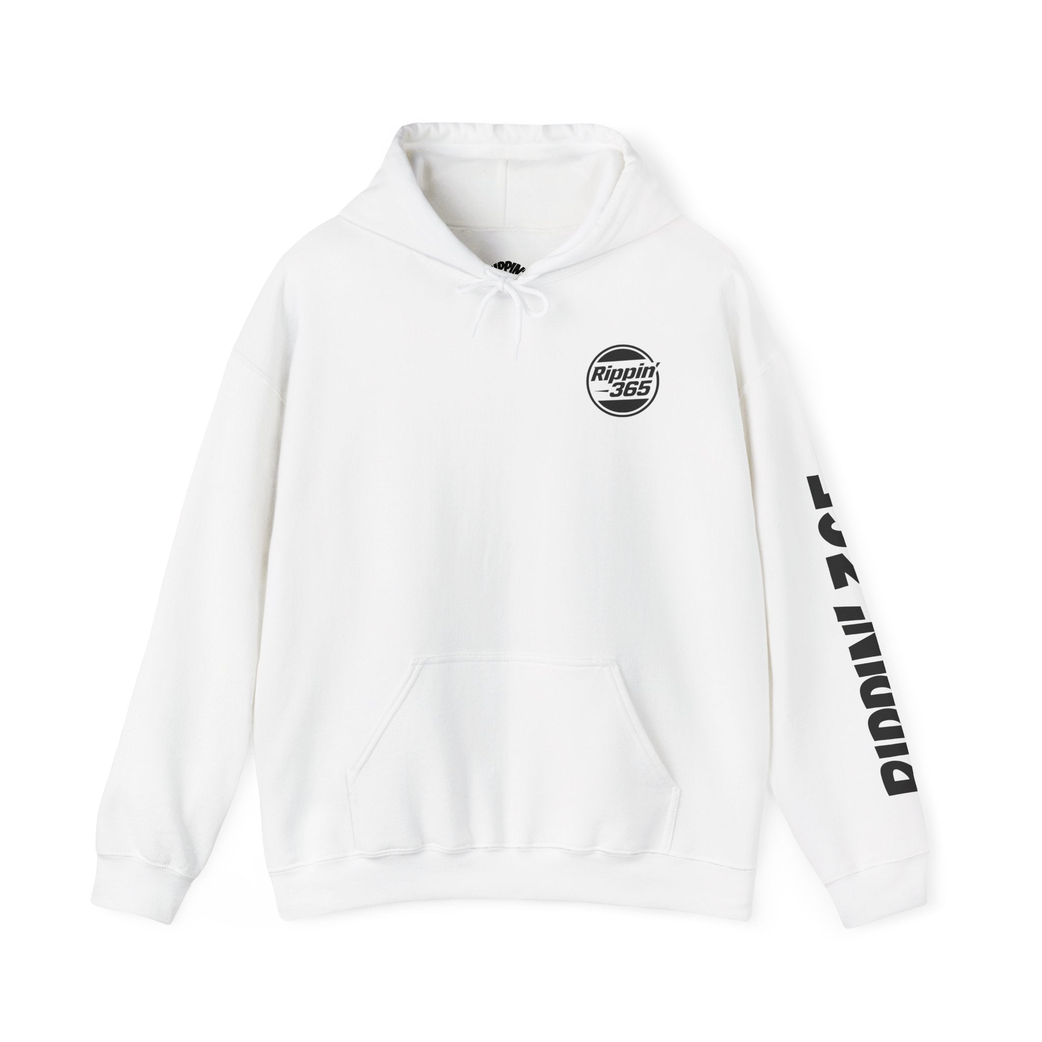 Rippin' 365 - OG Basic Logo Hoodie with Sleeve Text