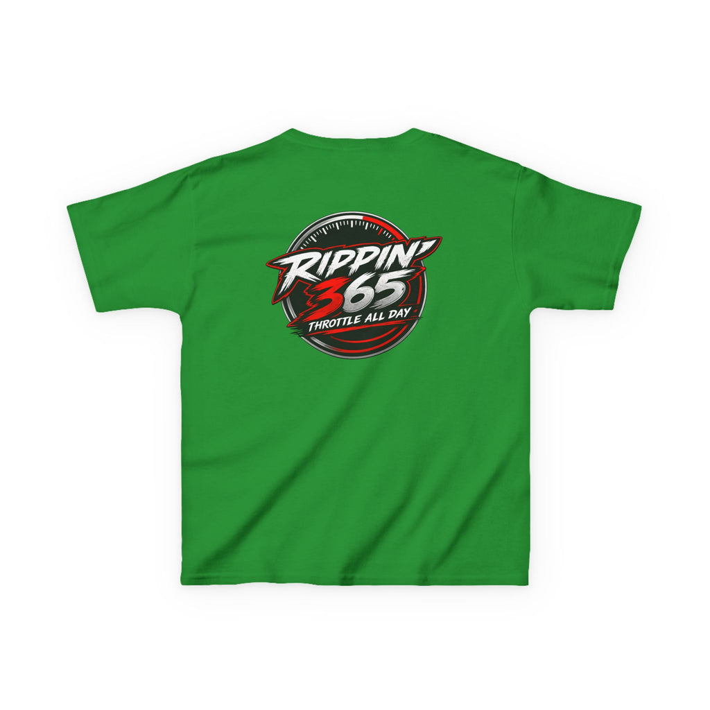 Rippin' 365 - New School Logo T‑Shirt for Kids